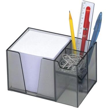 Imagem de Acessório para Mesa Organizador com Lembrete Fumê - Acrimet