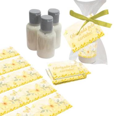 Imagem de Kit 25 Lembrancinhas Hidratantes Tema Borboleta Para Festas de 15 Anos