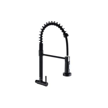 Imagem de Kit 2 Torneiras Cozinha Metal Gourmet Standard Parede Fosco - Civitt