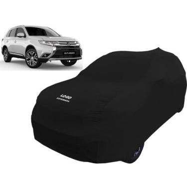 Imagem de Capa Para Cobrir Carro Mitsubishi Outlander Tecido Helanca - Mz, Preta