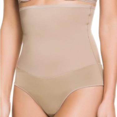 Imagem de Calcinha Feminina Cintura  Alta Modeladora Hope Bonjour, Chocolate, P