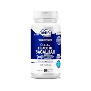 Imagem de Óleo de fígado de bacalhau - Vitaminas A e D - 60 cápsulas