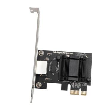 Imagem de Placa de Rede PCIe, Adaptador de Placa de Rede PCIe para CN de 5 Gbps Com Porta RJ45, Placa de Rede PCIe X1 3.1 Compatível para Wins 10 11, para Linux