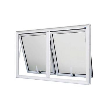 Imagem de Janela Maxim-Ar em Alumínio Branco Perfecta Max 60x150x5,3cm 2 Folhas 