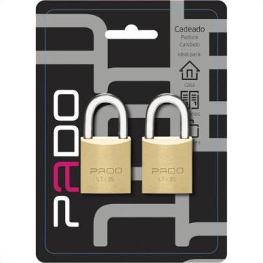 Imagem de Cadeado Pado Segredo Igual 35Mm Blister 2 Pecas