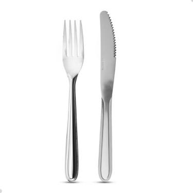 Imagem de Conjunto 24 Talheres Garfo E Faca Inox Class Urban Mesa - Class Home