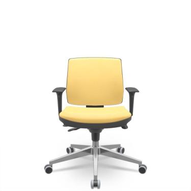 Imagem de Cadeira Brizza Soft Executiva Vinil Amarelo