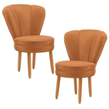 Imagem de Kit 2 Cadeiras Estofada para Sala de Espera Decor Moderna - MOBLAN Dec