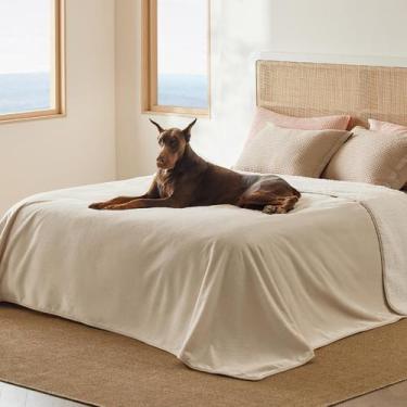 Imagem de Cobertor Impermeável Bedsure Sherpa Fleece King Size para Cama