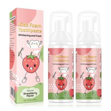 Imagem de Creme Dental de Espuma VOGSIG para Crianças - Sabor Morango (60mL)