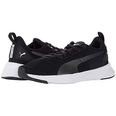 Imagem de Tênis infantil PUMA Flyer Runner, Black/White, 6 Big Kid