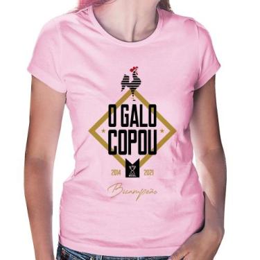 Imagem de Baby Look O Galo Copou! - Foca na Moda, Rosa bebê, GGG