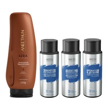 Imagem de Aneethun Finalizador Kera System250g + Wess Kit Nano Sel.250ml