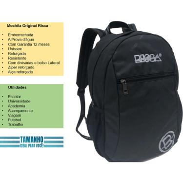 Imagem de Mochila Masculina Risca Original Garantia 12 meses