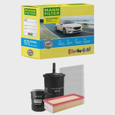 Imagem de Kit Filtro Fiat Mobi 1.0 8V Flex 2017 a 2019 mann-filter sp 1 1067-4
