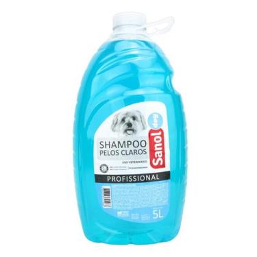 Imagem de Shampoo pelos claros 5l sanol dog (6307)