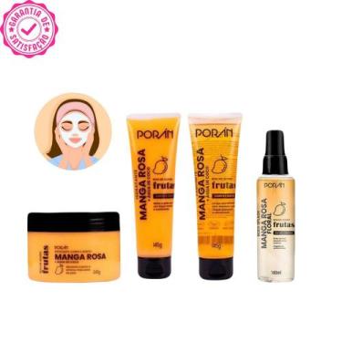 Imagem de Kit completo Skincare Manga Rosa para cuidados com a pele Porán