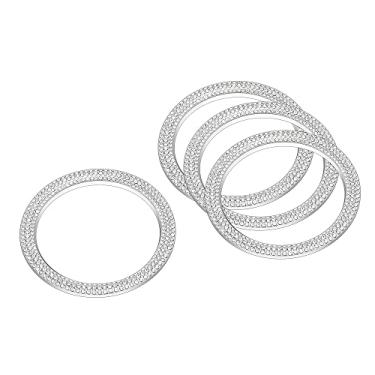 Imagem de 1797 Adesivos para Jeep Wrangler Accessories Gladiator JL JLU 2021 2020 2019 2018 Acabamento para saída de ar do carro Decalque de prata brilhante pacote com 4