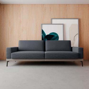 Imagem de Sofa Smart 4 Lugares Bip 260 Neo Mescla Cinza e Chumbo