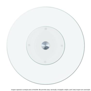 Imagem de Centro De Mesa Prato Giratório Vidro Temperado Incolor 60Cm