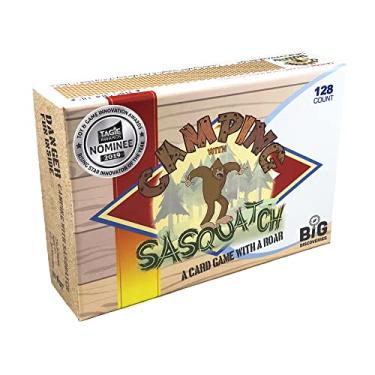 Imagem de Camping with Sasquatch by Big Discoveries - A 128-Count Family Card Game with a Roar! | Fun Rummy Meets Slapjack Card Games for Kids, Teens, Adults, and Families