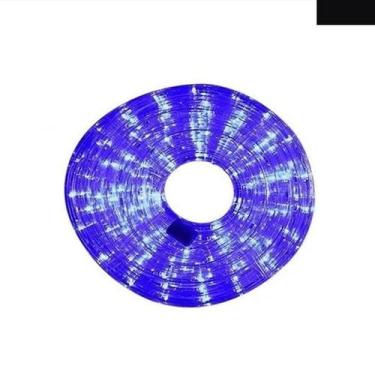 Imagem de Mangueira Iluminada 162 Leds Pisca Azul 110V 10M - Gruposhopmix