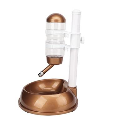 Imagem de Ymiko Pet Standing Water Dispenser Bowl Bowl Ajustável Cão Multifuncional Ajuste Alimentador de Alimentos Automático Destacável Uso Externo Interno