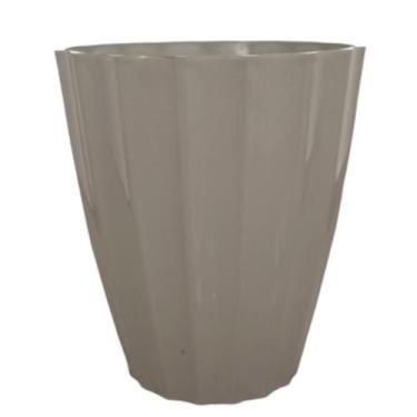 Imagem de Vaso Facetado De Plantas Casa Moderno Cores - PlastV, Cinza