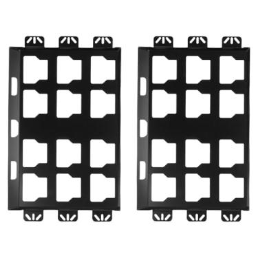 Imagem de Jiawu Pacote com 2 Placas de Montagem Packout, Compatível com a Caixa de Ferramentas Milwaukee Packout, Base de Montagem em Aço Inoxidável para Armazenamento na Parede ou no Chão