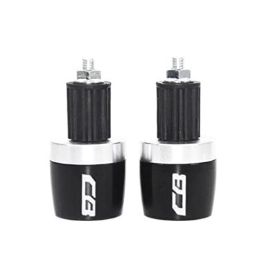 Imagem de Extremidades de manoplas de guidão de motocicleta, tampas de extremidade de manoplas, acessórios deslizantes de peso para HORNET CB599 CB600F CB600 CBF1000 CB1100 CB400 CB919 CBF1000 CB125F CB500 CB19
