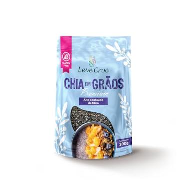 Imagem de Chia em grãos 200g - Leve Croc - Sem Glúten