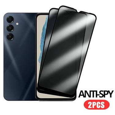Imagem de Kit Capa Capinha Case + 2 Películas De Vidro 3D Privacidade Anti Spy Para Samsung Galaxy M35