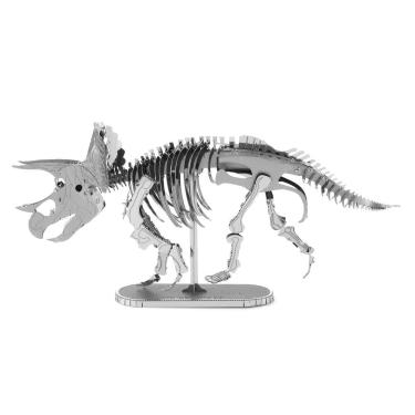 Imagem de Miniatura De Montar Metal Dinossauro Triceratops Skeleton