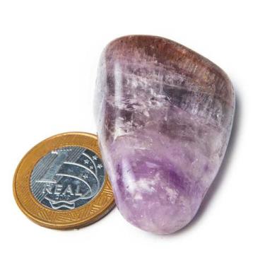 Imagem de Colecione 01 Auralite 23 Rolado Pedra Natural G 30 a 45mm - Cristaisde