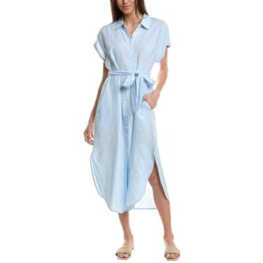 Imagem de Tommy Bahama Vestido maxi feminino Coastalina, Céu de linho, G