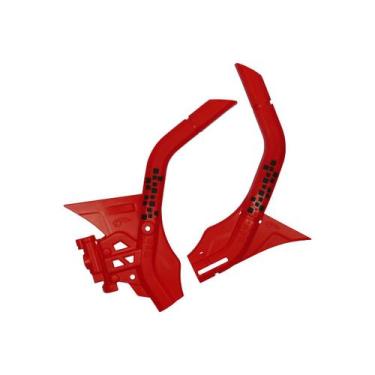 Imagem de Protetor de quadro amx defender crf250 f, Vermelho, Preto