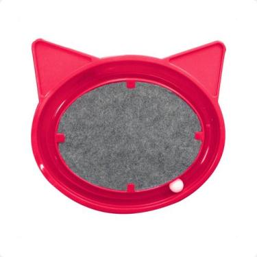 Imagem de Arranhador Gato Super Cat Relax Pop Furacão Pet - Vermelho