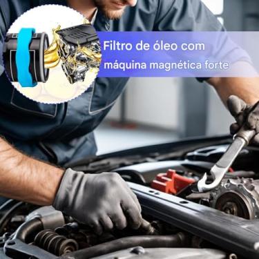 Imagem de Rrlihjgu Filtro De Óleo Automotivo,Máquina De Filtro De Óleo Magnético | Adsorve Impurezas De Ferro, Magneto Removível Para Moto, Equipamento Industrial E Cortador De Relva