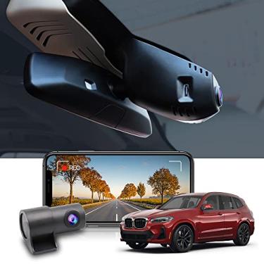 Imagem de Fitcamx Câmera frontal 4K e traseira 1080P para BMW X3 X3 M M40i Sdrive Xdrive30i 30e G01 (HD2-6153), visual OEM, vídeo HD duplo, Wi-Fi e aplicativo, gravação em loop, sensor G, fácil de configurar,