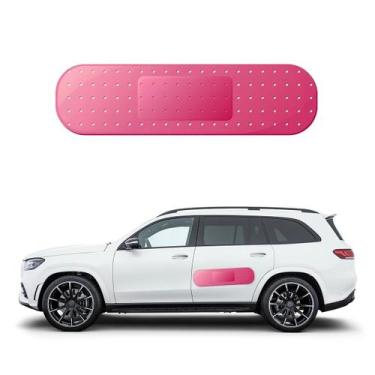 Imagem de Adesivo de vinil Sylvil Large Bandage para pára-choque de carro vermel