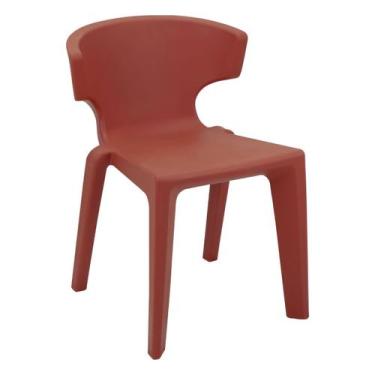 Imagem de Cadeira Tramontina Marilyn em Polietileno Laranja Caqui