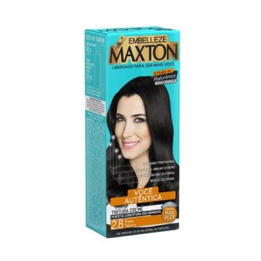 Imagem de Embelleze tintura maxton kit 2.8 preto tabaco