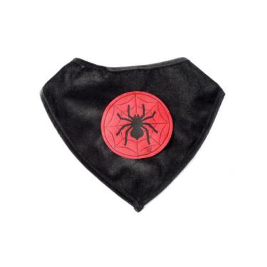 Imagem de Bandana Aranha Halloween para Cachorro e Gato Pet - Bichinho Chic, G, 