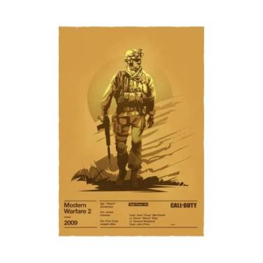 Imagem de Pôster De Tela Moderno De Call of Duty: Modern Warfare Com Operadores,