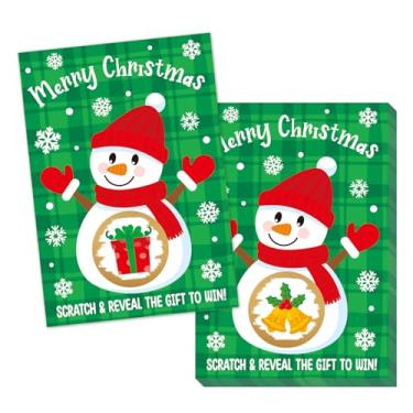Imagem de MOUNMDA Cartões de raspar de inverno - 36 peças de atividades de festa de inverno para grupos familiares adultos lembrancinhas de férias vouchers de atividades de chá de bebê bilhetes festivos