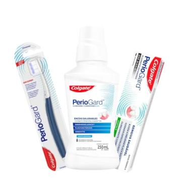 Imagem de Kit PerioGard | Antisséptico 250ml + Creme Dental 90g + Escova Dental