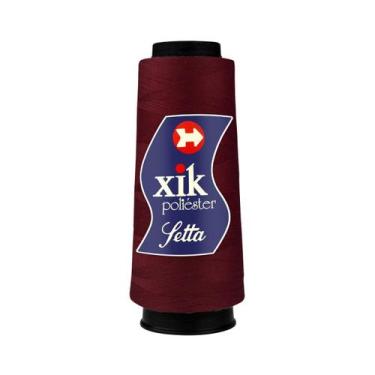 Imagem de Linha para costura setta xik 120 poliéster 2000 jardas - cor 0596 à 20