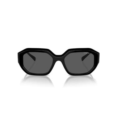Imagem de Óculos de Sol Vogue Eyewear 0VO5554S W44/87 Tam 54 / Preto - Lentes Cinza Escuro