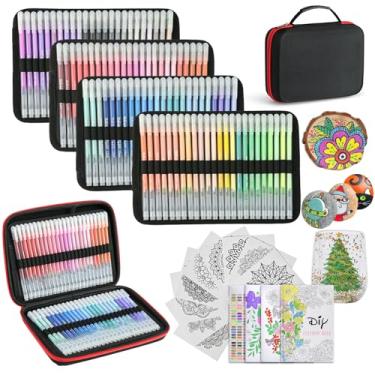 Imagem de ZZWUAPT Canetas de gel de tinta Arylic, caneta de gel acrílico 3D, canetas pastel para papel preto, madeira, tela, pedra, pintura rupestre, vidro, superfícies de cerâmica, artesanato faça você mesmo