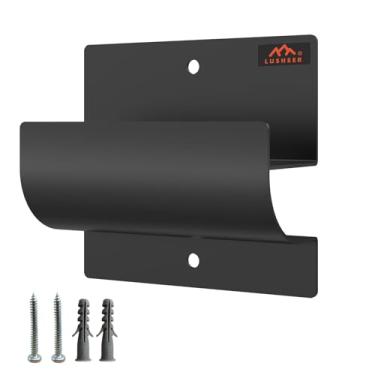 Imagem de Ganchos de escada para parede de garagem, organização de garagem - suporte de parede para carrinho de mão, móveis de pátio, cadeira e escada - armazenamento de parede de garagem (pacote com 1)